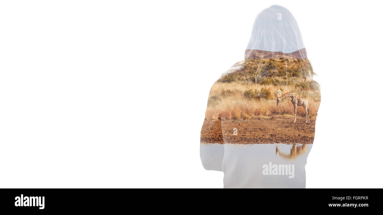 Libre de man standing in front of glass Banque D'Images Libre de man standing in front of glass Banque D'Images