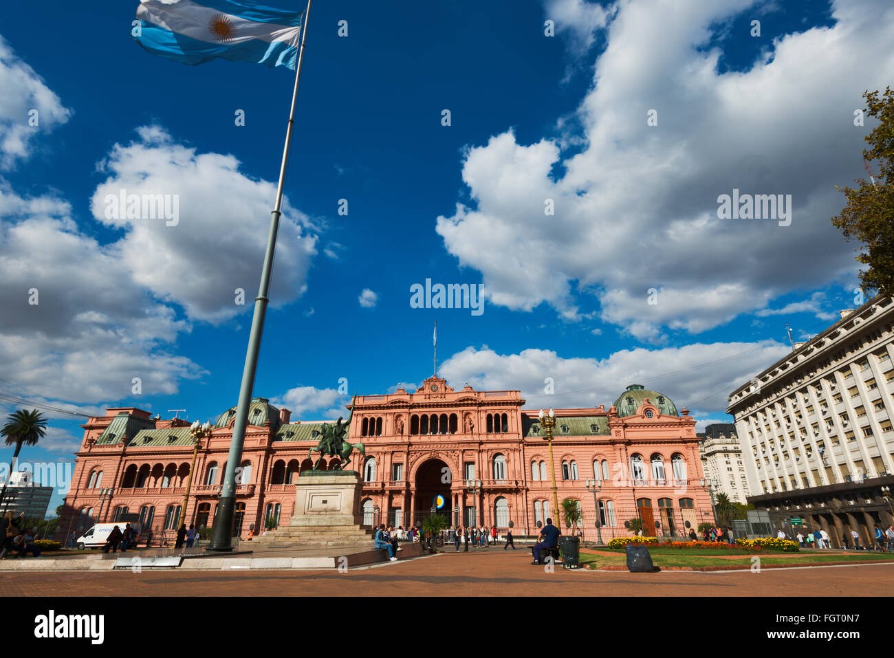 La Casa Rosada, Buenos Aires, Argentine Banque D'Images