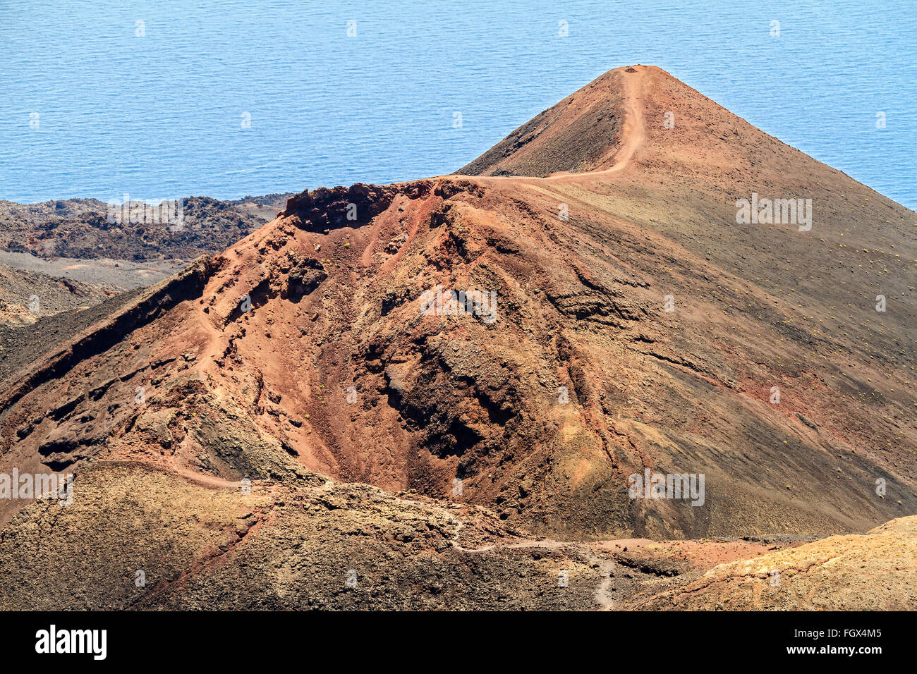 San Antonio Volcano Santa Cruz La Palma Espagne Banque D'Images