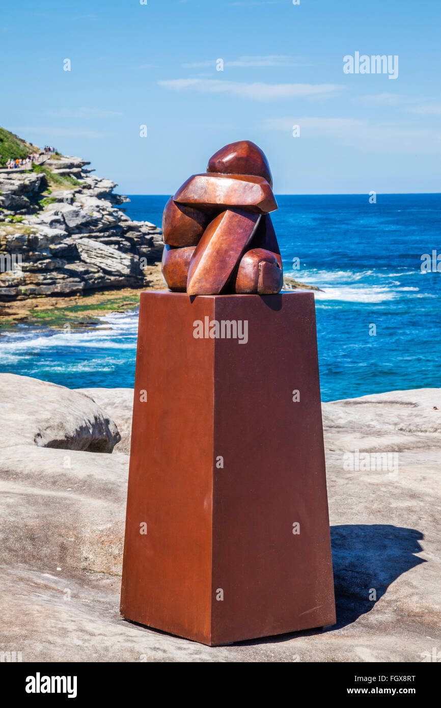 L'Australie, New South Wales, Sydney, Sculpture by the Sea 2014, exposition d'art en plein air annuel Banque D'Images