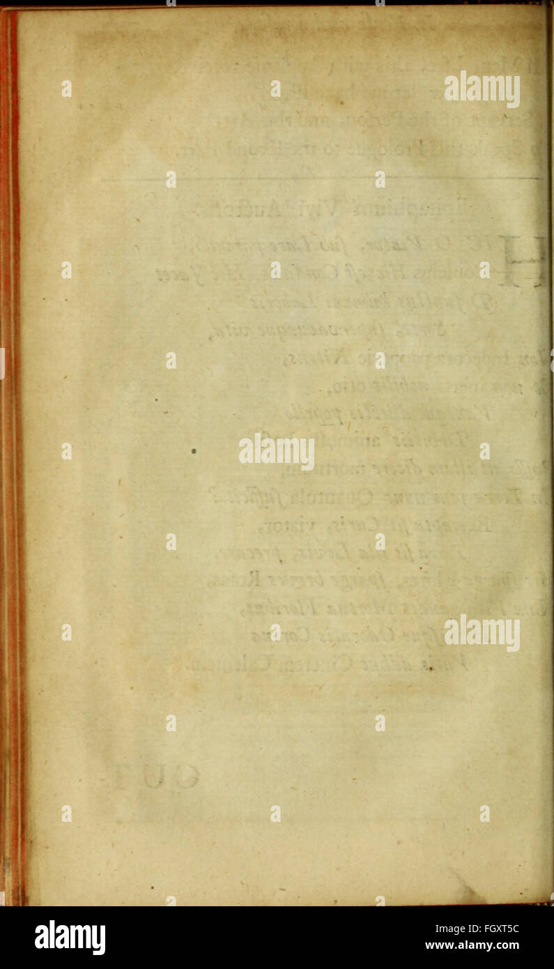 Les œuvres de M. Abraham Cowley . . . Composé de ceux qui étaient auparavant des imprimés, et celles qu'il avait pour la conception, l'exécution de publier des copies d'origine de l'auteur . . . En deux volumes Banque D'Images