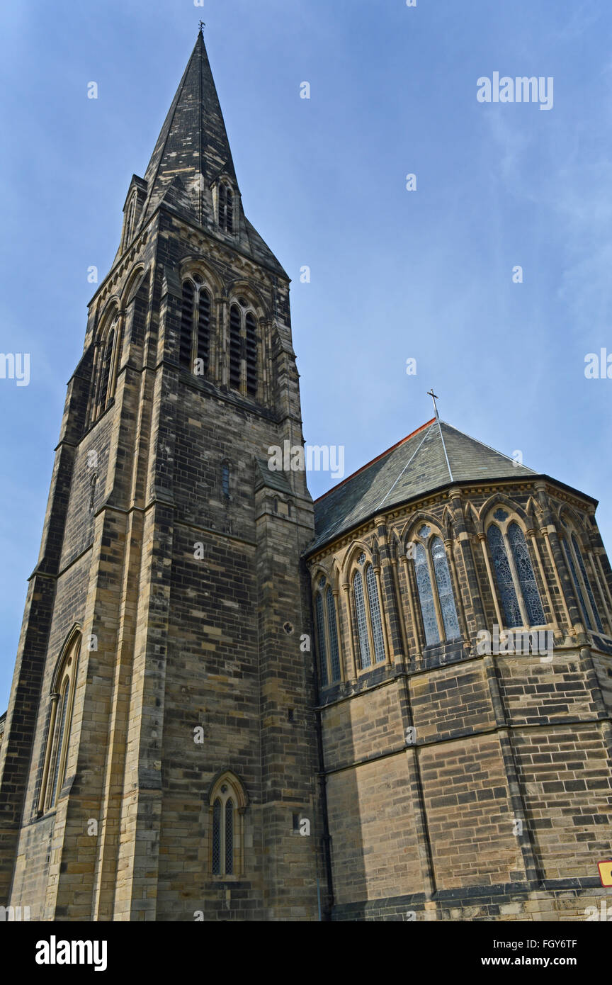 Eglise St Georges de Cullercoats près de Tynemouth, North Tyneside, Angleterre Banque D'Images