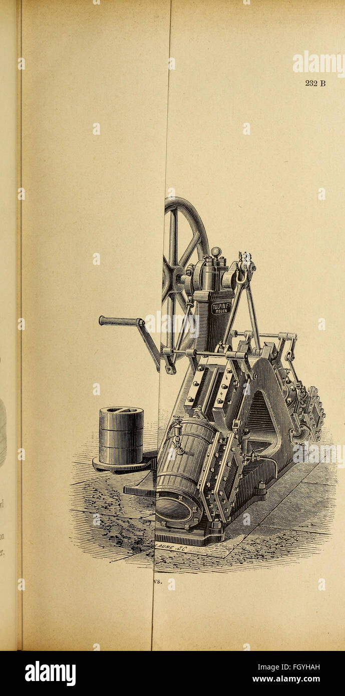 Un traité de 1889 sur les procédés de finition des produits en coton blanc, teint et imprimé, les techniques de détail pour la fabrication textile et le contrôle de la qualité. Banque D'Images