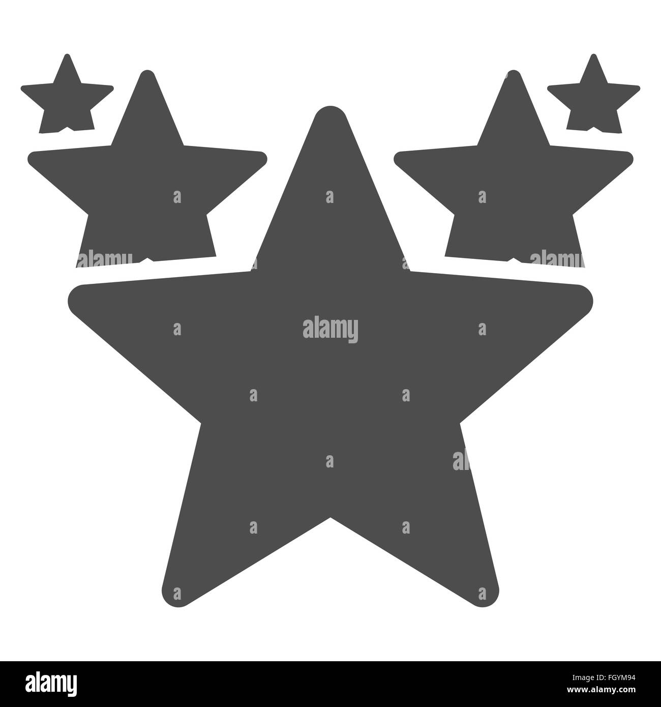 Hit parade de l'icône a la concurrence ; succès Bicolor Icon Set Banque D'Images