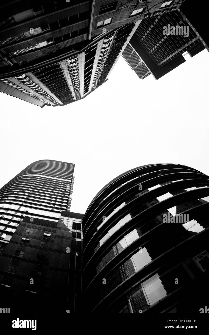 Chongqing, Chine - les gratte-ciel de la ville de Chongqing. Banque D'Images
