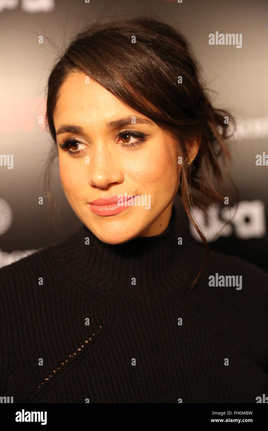 Premiere de USA Network's 'Stlns' Saison 5 à l'hôtel Sheraton Los Angeles Downtown Hotel comprend : Meghan Markle Où : Los Angeles, California, United States Quand : 22 Jan 2016 Banque D'Images
