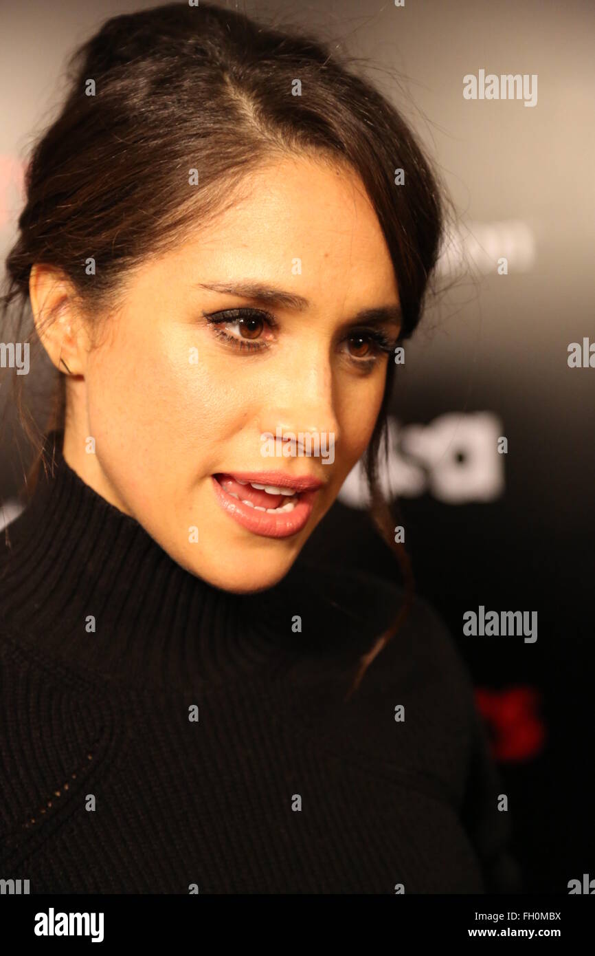 Premiere de USA Network's 'Stlns' Saison 5 à l'hôtel Sheraton Los Angeles Downtown Hotel comprend : Meghan Markle Où : Los Angeles, California, United States Quand : 22 Jan 2016 Banque D'Images