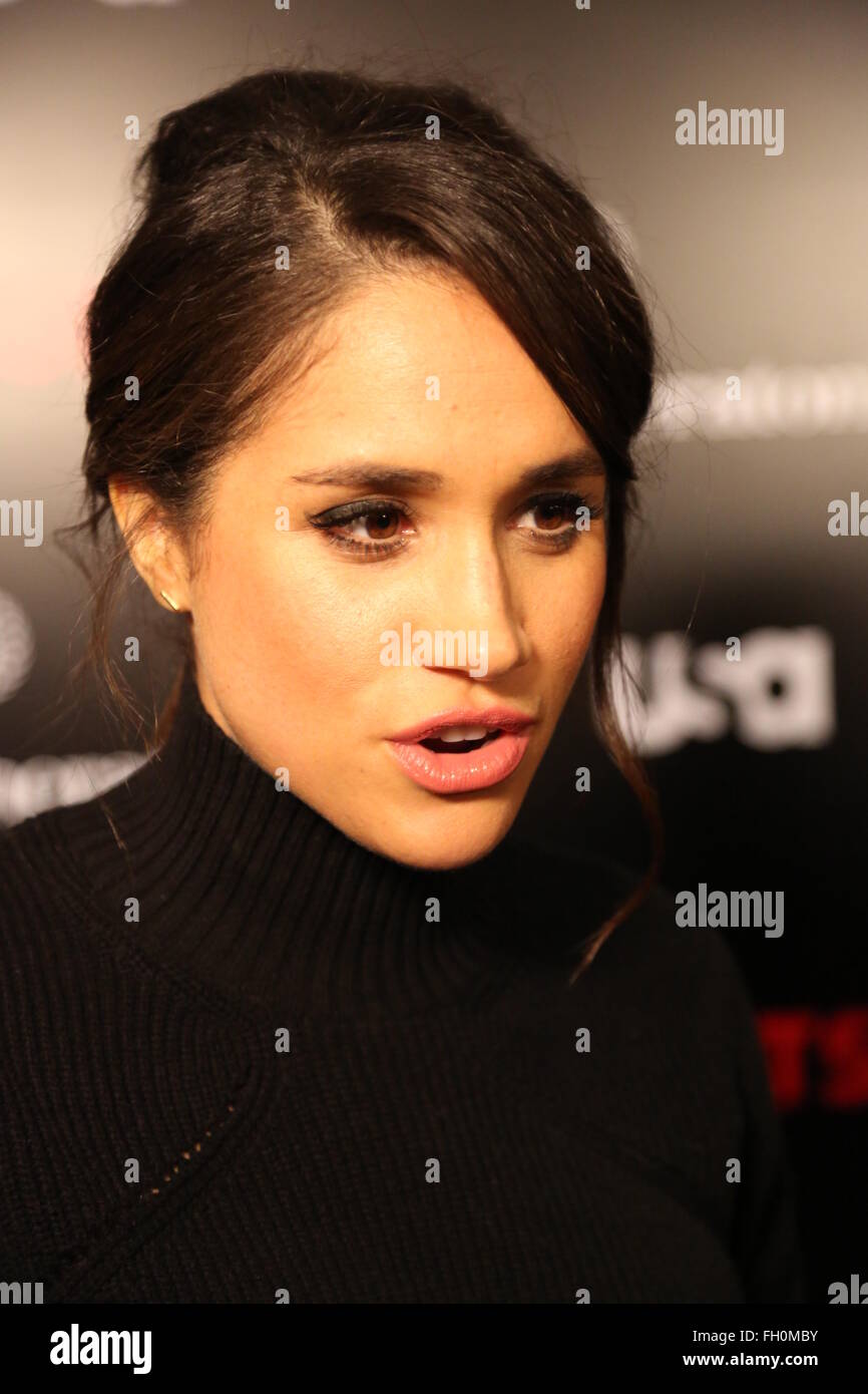 Premiere de USA Network's 'Stlns' Saison 5 à l'hôtel Sheraton Los Angeles Downtown Hotel comprend : Meghan Markle Où : Los Angeles, California, United States Quand : 22 Jan 2016 Banque D'Images
