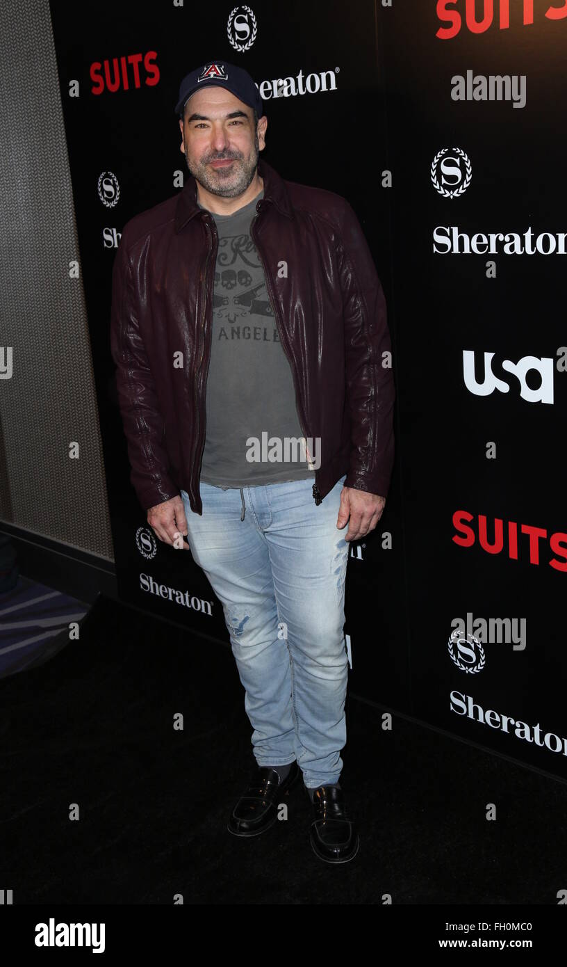 Premiere de USA Network's 'Stlns' Saison 5 à l'hôtel Sheraton Los Angeles Downtown Hotel comprend : Rick Hoffman Où : Los Angeles, California, United States Quand : 22 Jan 2016 Banque D'Images