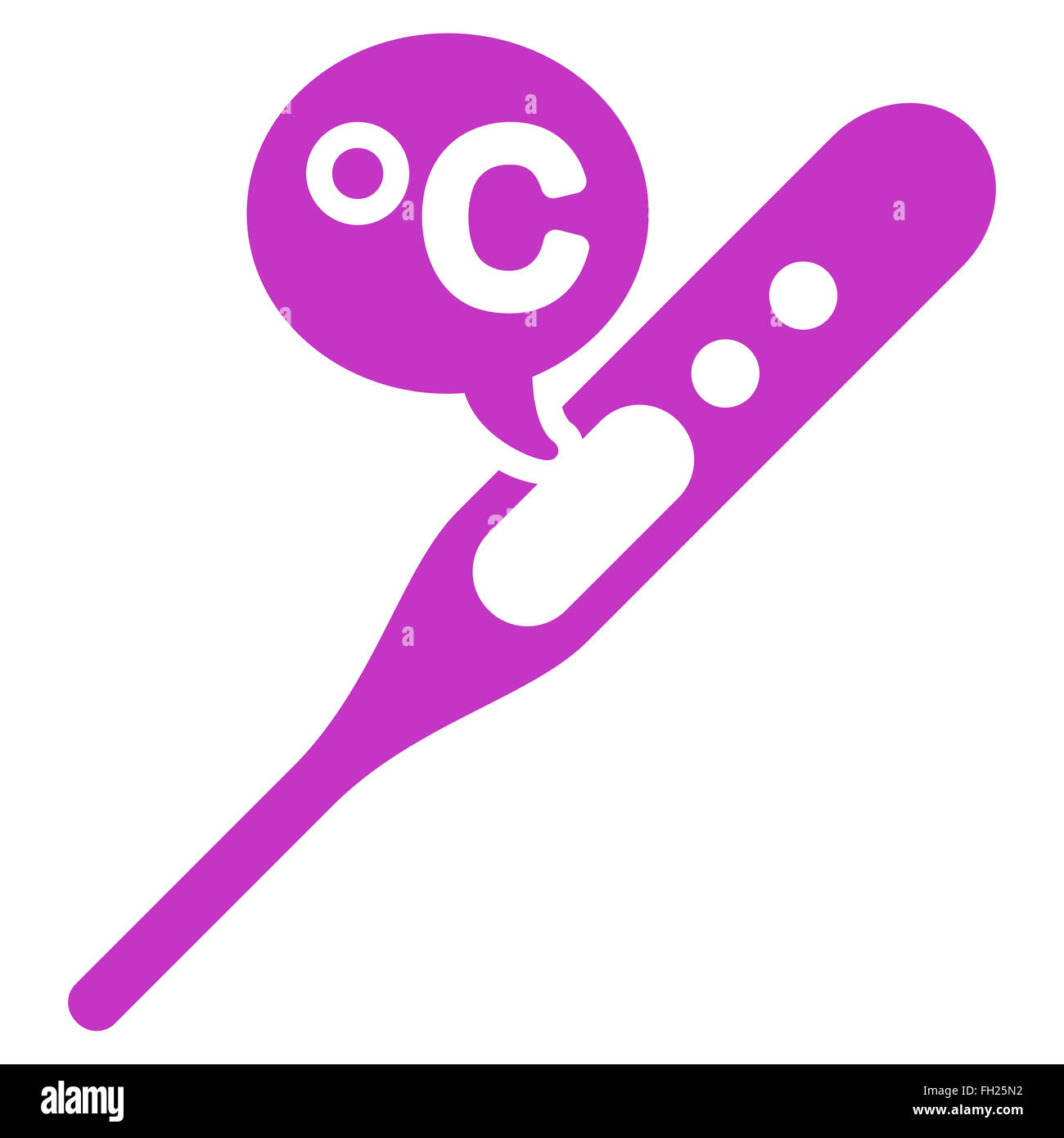 L'icône de température Celsius Banque D'Images