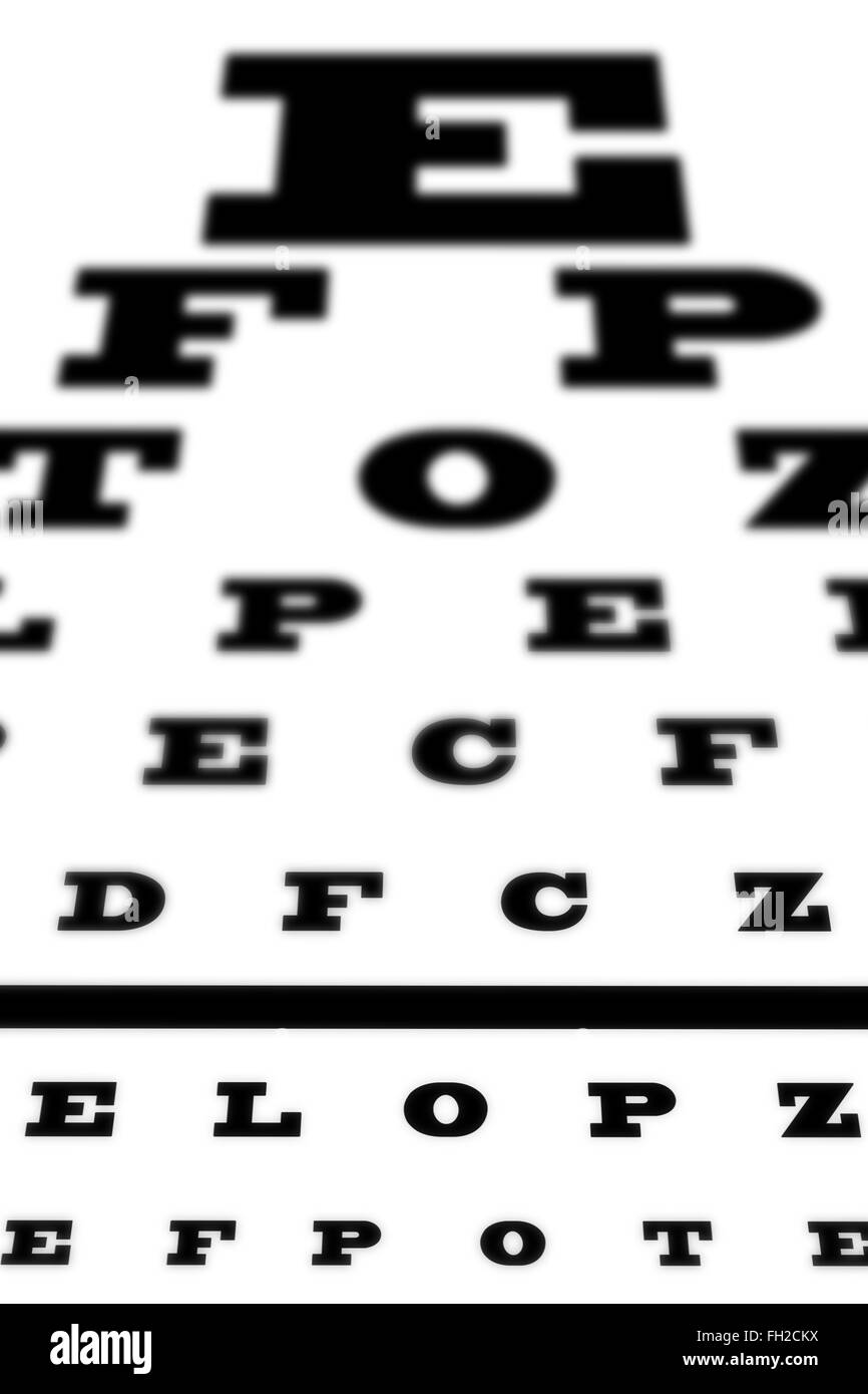 Une vue graphique de test Banque D'Images