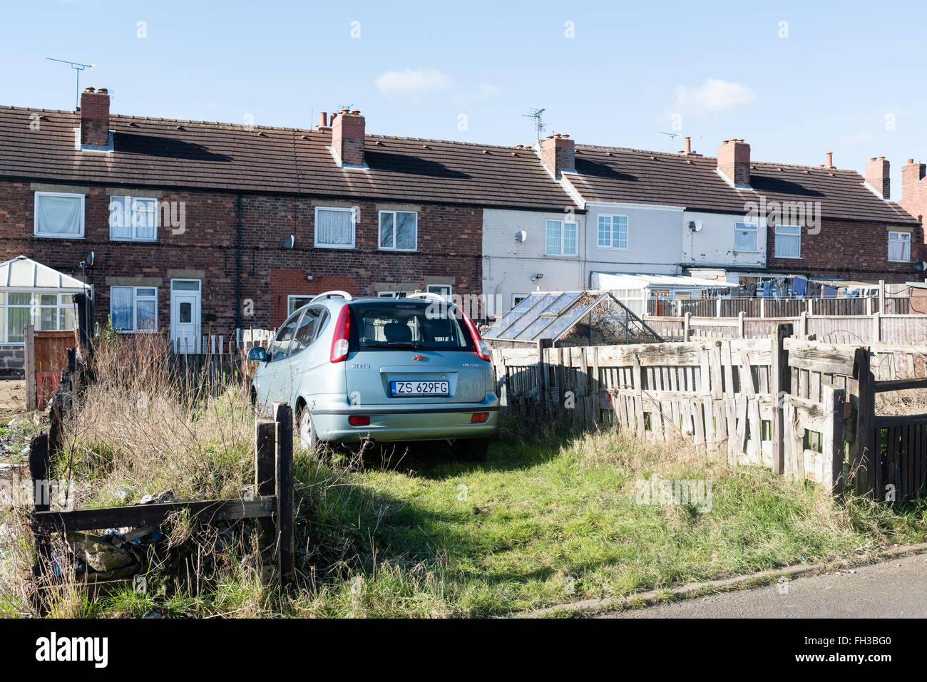 Shirebrook,North East Derbyshire, Royaume-Uni. Banque D'Images