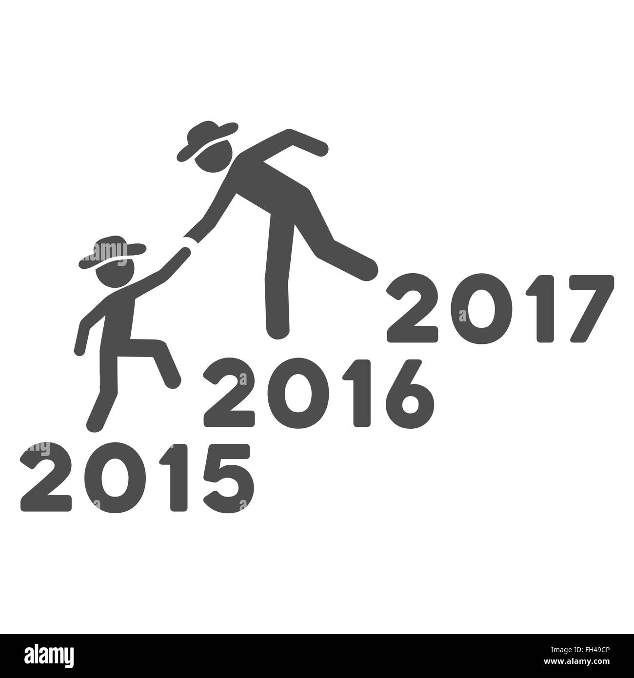 Ans gars Icône Aide Banque D'Images