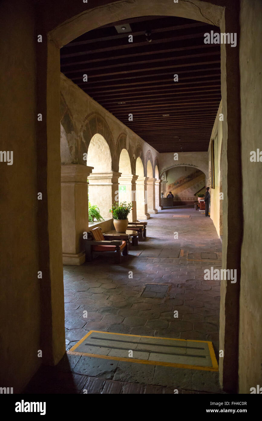 Oaxaca, Mexique - La Quinta Real hotel, un hôtel de luxe construit en 1576 comme un couvent. Banque D'Images