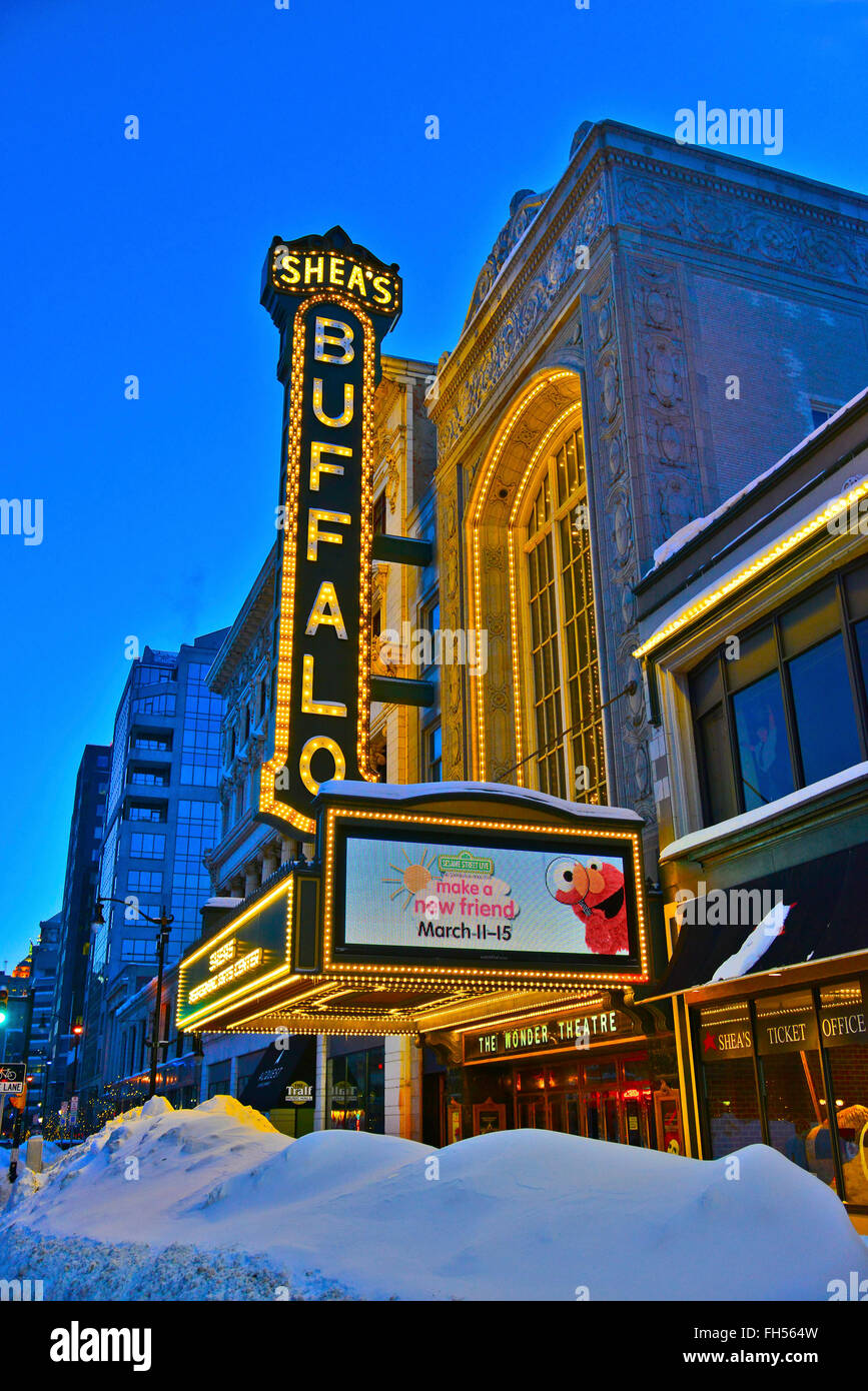 Shea's Theatre Buffalo New York Banque D'Images