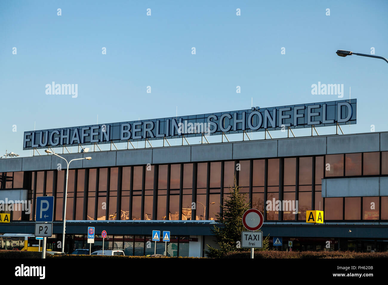 L'aéroport de Berlin Schönefeld Banque D'Images