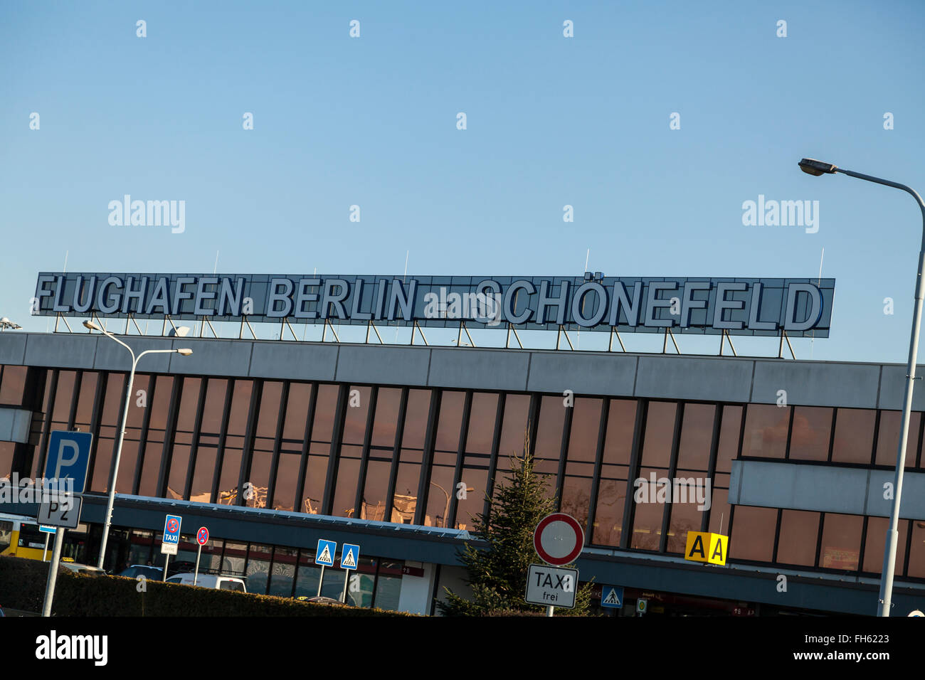 L'aéroport de Berlin Schönefeld Banque D'Images