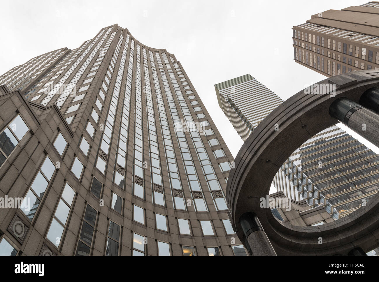 135 East 57th Street et Lexington Avenue à New York est un tour avec façade concave et tempietto Banque D'Images