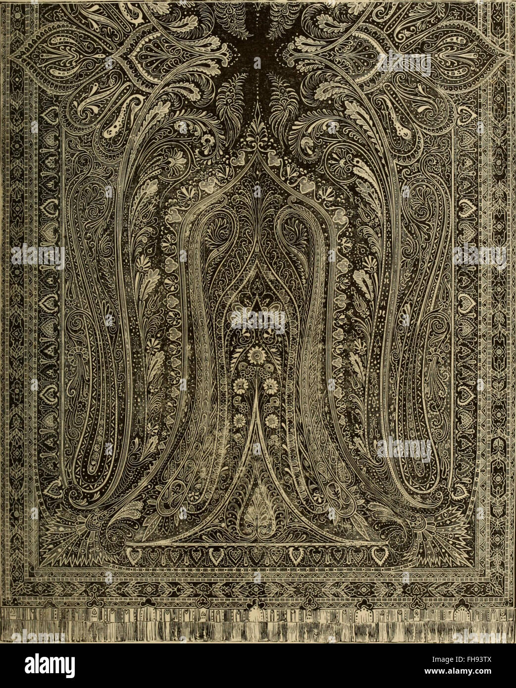 Un regard sur l'esthétique domestique de 1875, mettant en valeur les styles de design d'intérieur populaires et les goûts domestiques de l'époque. Banque D'Images