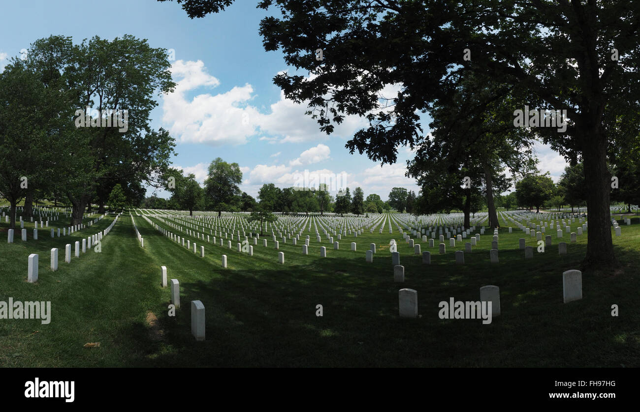 Le cimetière d'Arlington Banque D'Images
