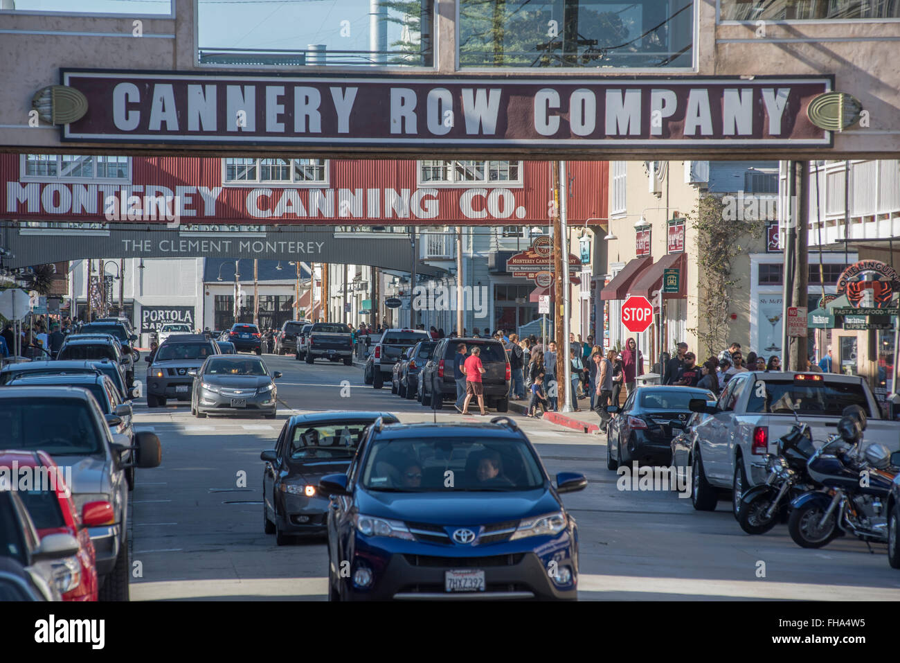 Cannery Row, Monterey, Californie, États-Unis Banque D'Images