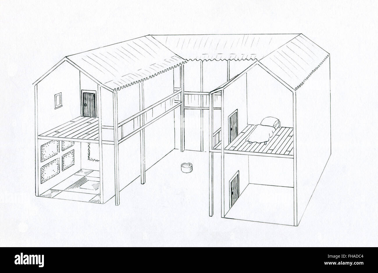 Dessin D un Ancien De Deux tages Maison Grecque Ath nienne Photo Stock dessin-d-un-ancien-de-deux-tages-maison-grecque-ath-nienne-photo-stock