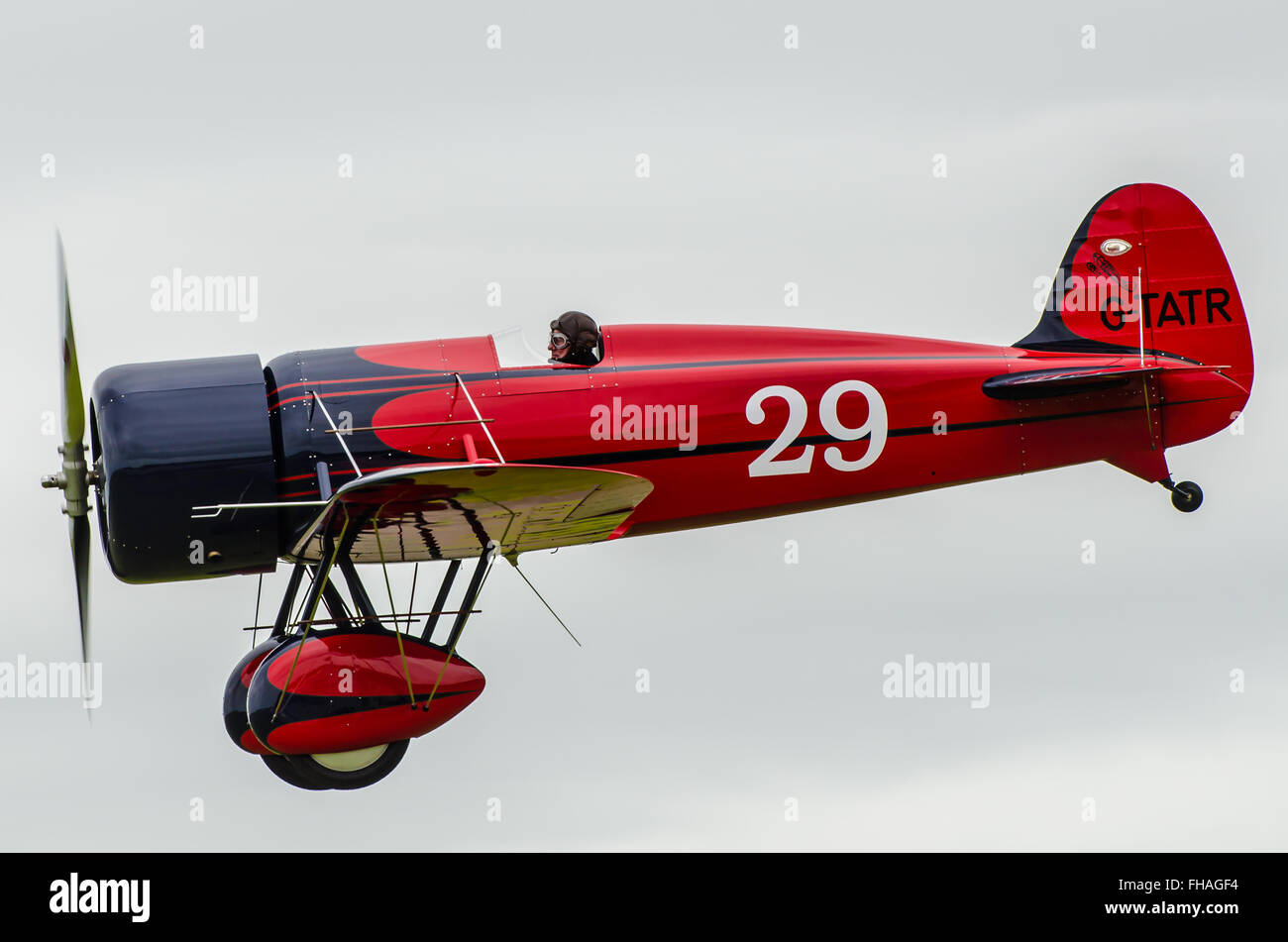 Travel Air R Type de navire de mystère.Les navires de type R 'Mystère' ont été une série d'avions à aile basse racing construit à partir de 1928. L'espace pour copier Banque D'Images