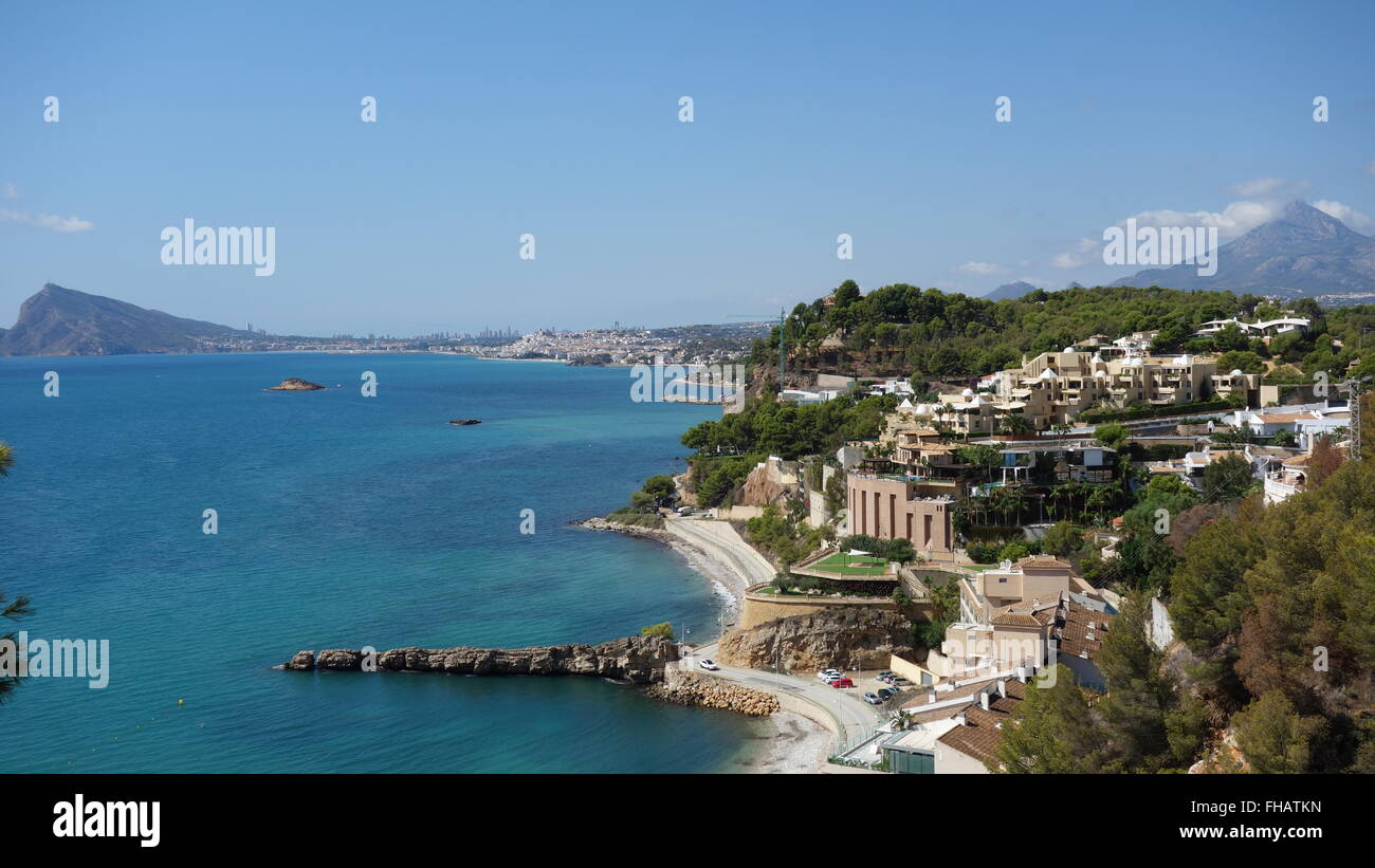 Côte de l'Albir Banque D'Images