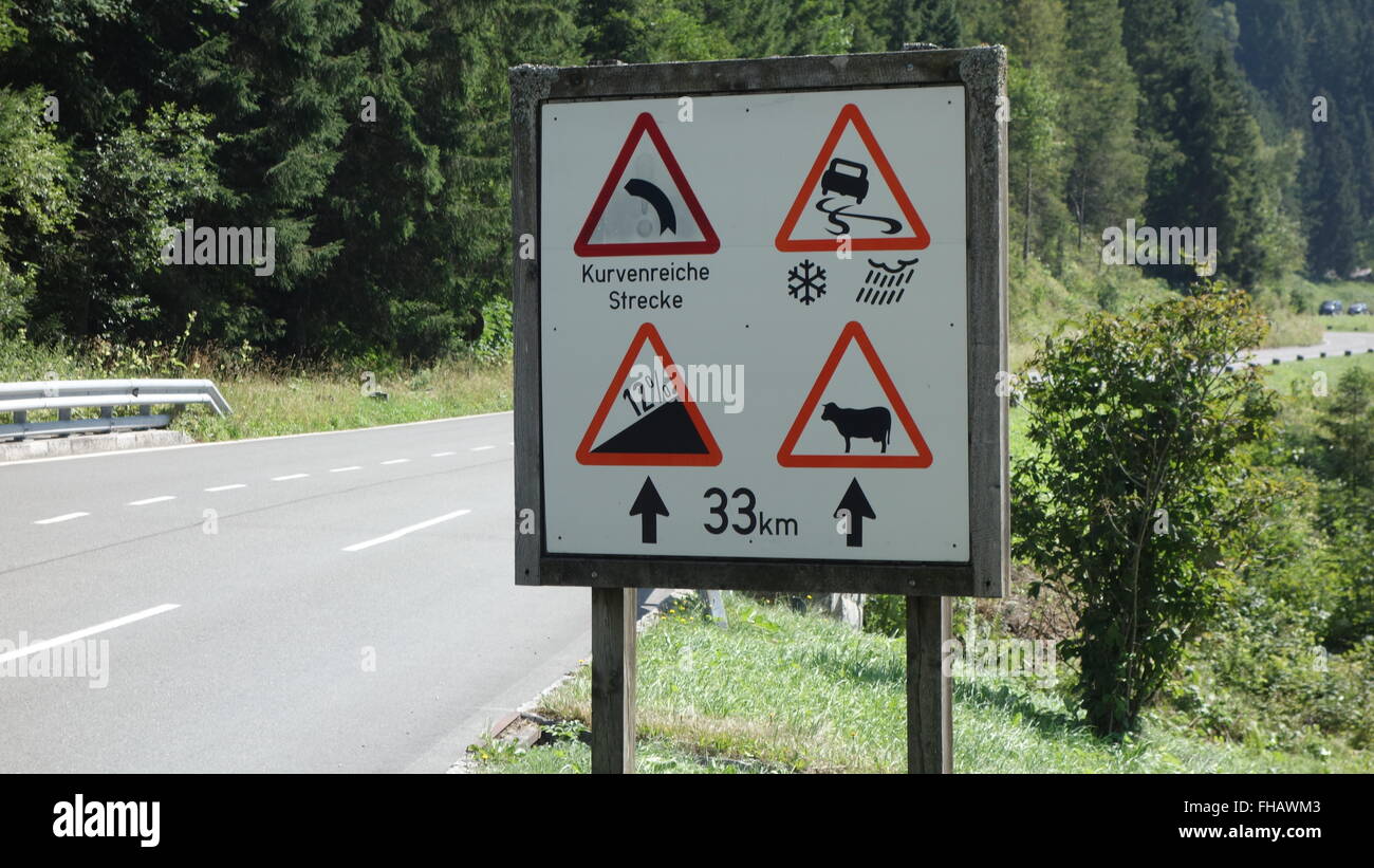 La Haute Route alpine du Grossglockner, le Parc National du Hohe Tauern, Carinthie, Autriche, Europe Banque D'Images