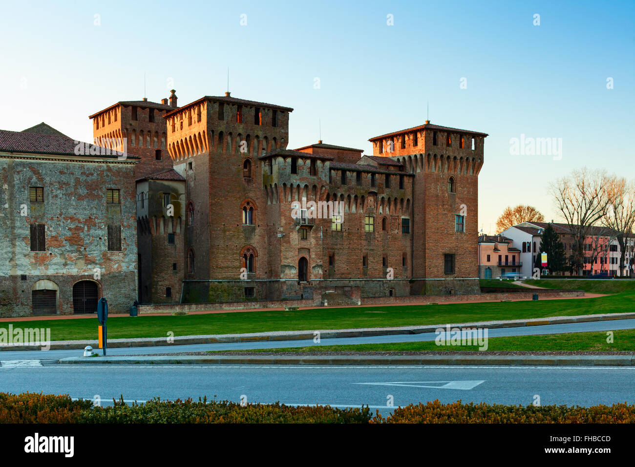 Château de saint George dans la ville de Mantova Banque D'Images
