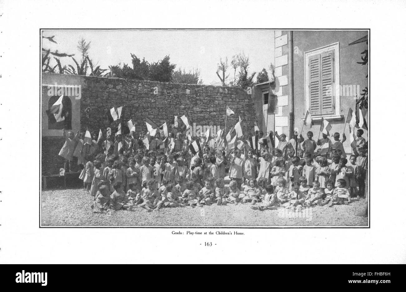 Le gouvernement civil à Grado Redenta (1917) Banque D'Images