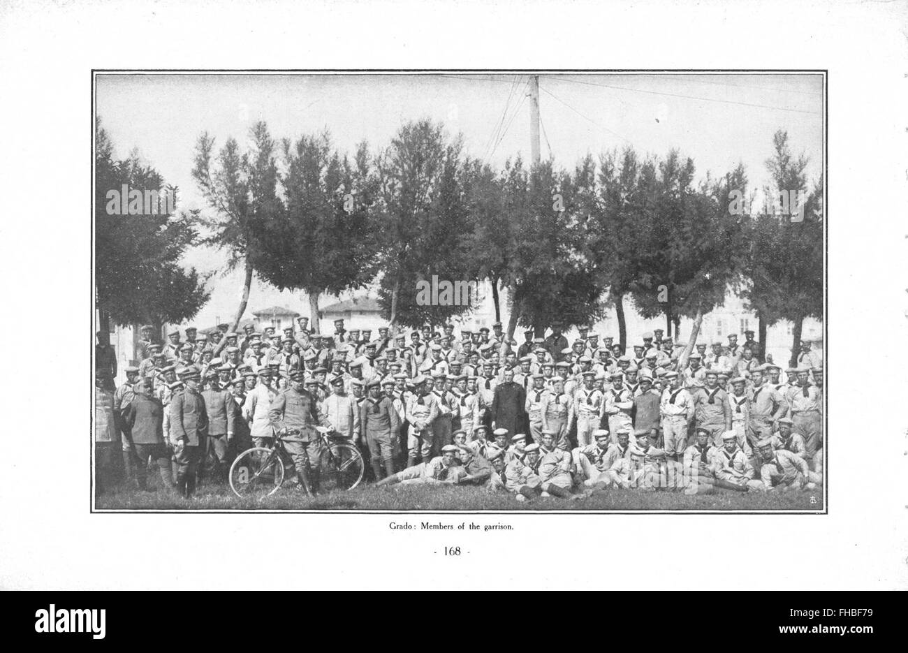 Le gouvernement civil à Grado Redenta (1917) Banque D'Images
