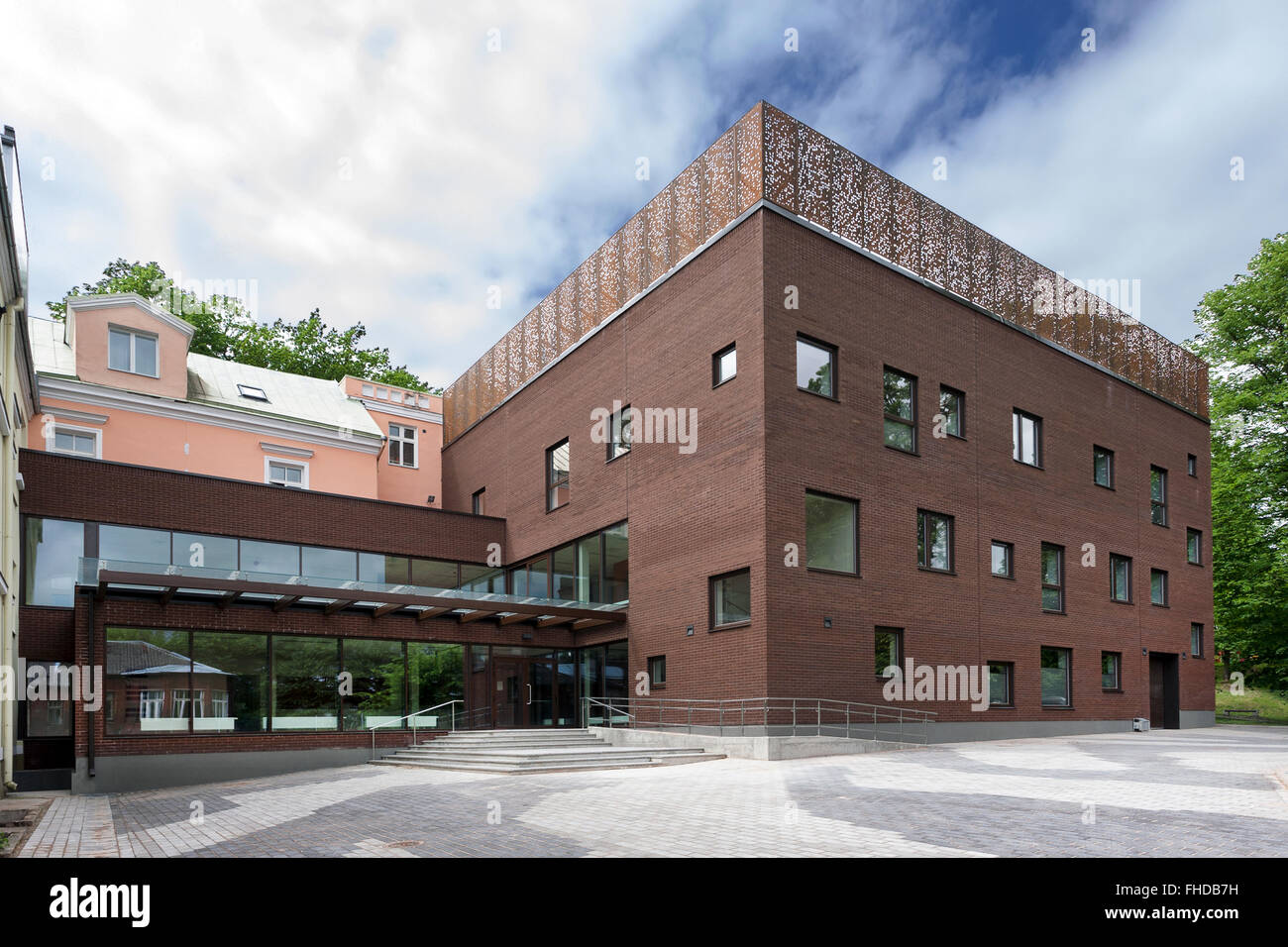 L'Estonie, Tartu, Heino Eller's Music School Banque D'Images