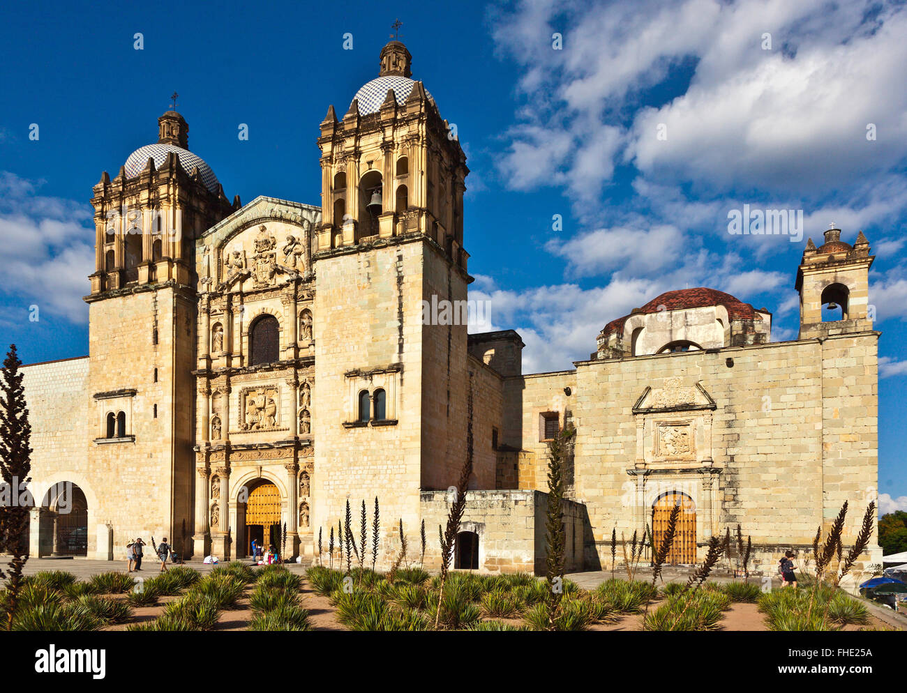 La construction a commencé sur le Santa Domingo en 1575 et est un excellent exemple de l'architecture baroque - Oaxaca, Mexique Banque D'Images