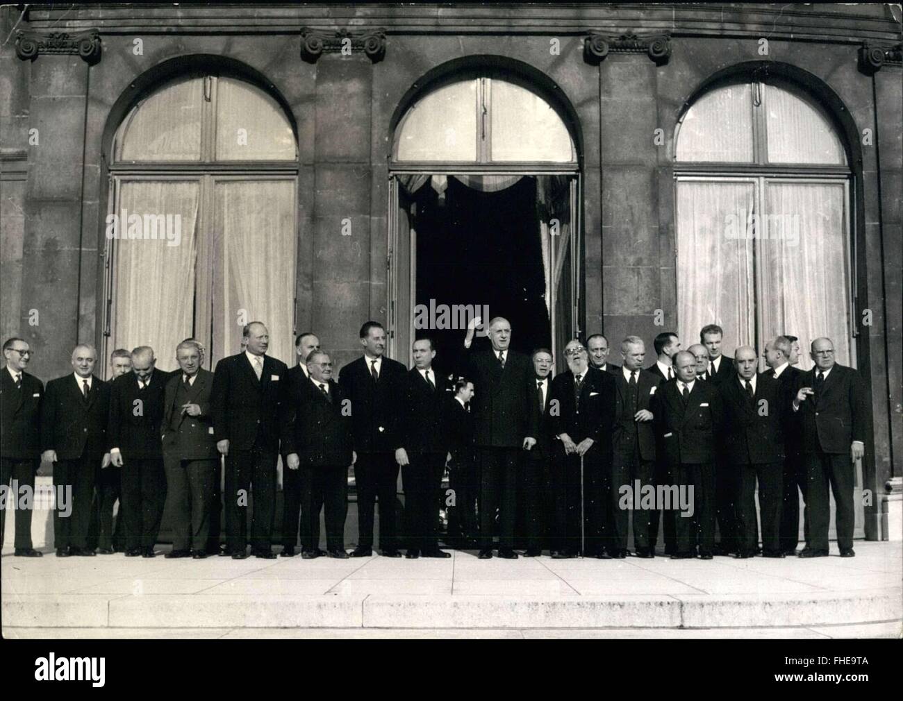 1945 - Le général Charles De Gaulle ouvre 46e Congrès Français Tremintin © Keystone Photos USA/ZUMAPRESS.com/Alamy Live News Banque D'Images