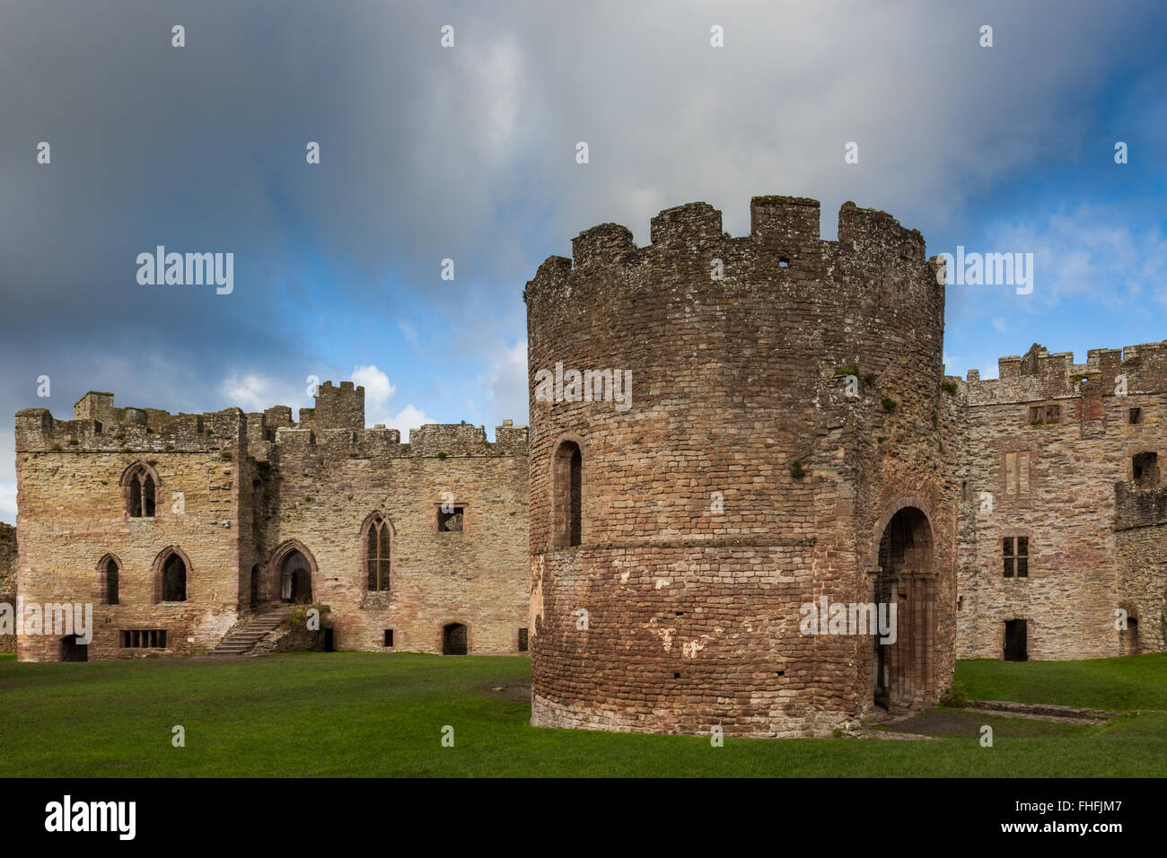 Ludlow Castle, Ludlow, Shropshire, England, UK Banque D'Images