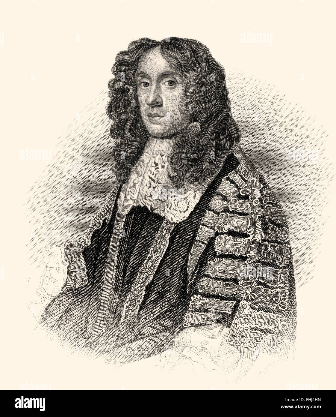 Heneage Finch, 1er comte de Nottingham, PC, 1621-1682, lord chancelier d'Angleterre Banque D'Images