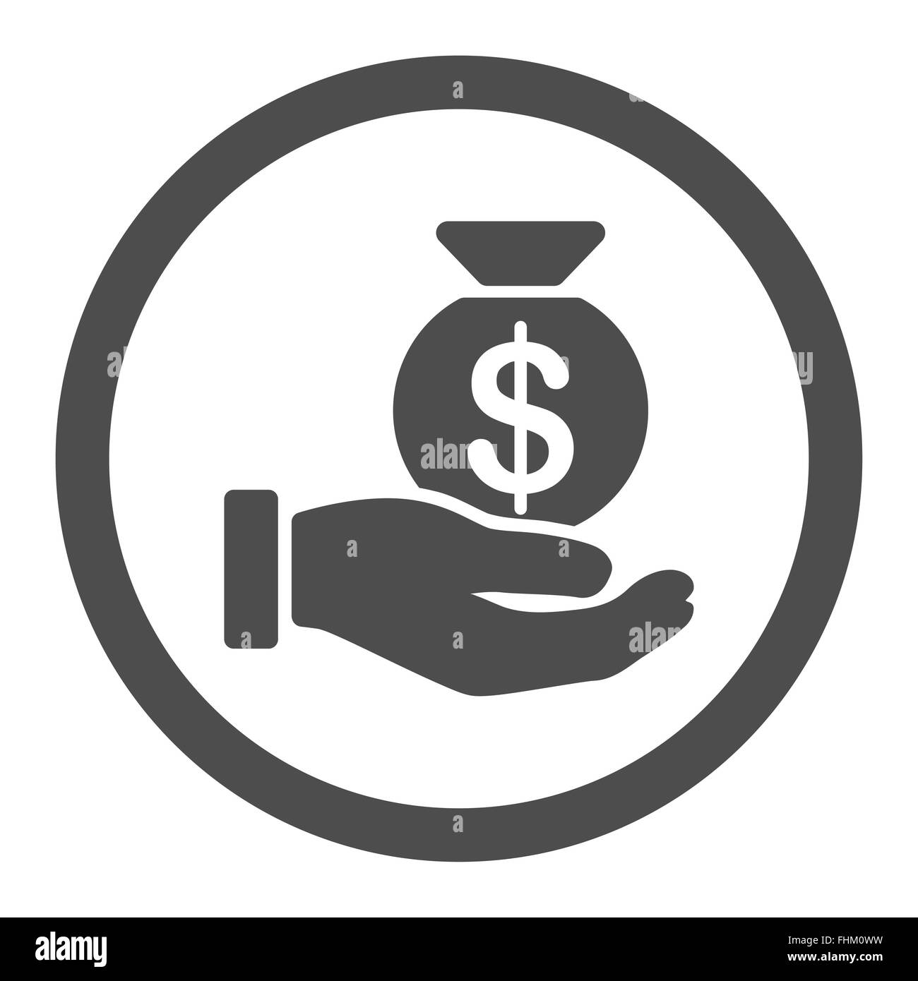 Icône de paiement Banque D'Images