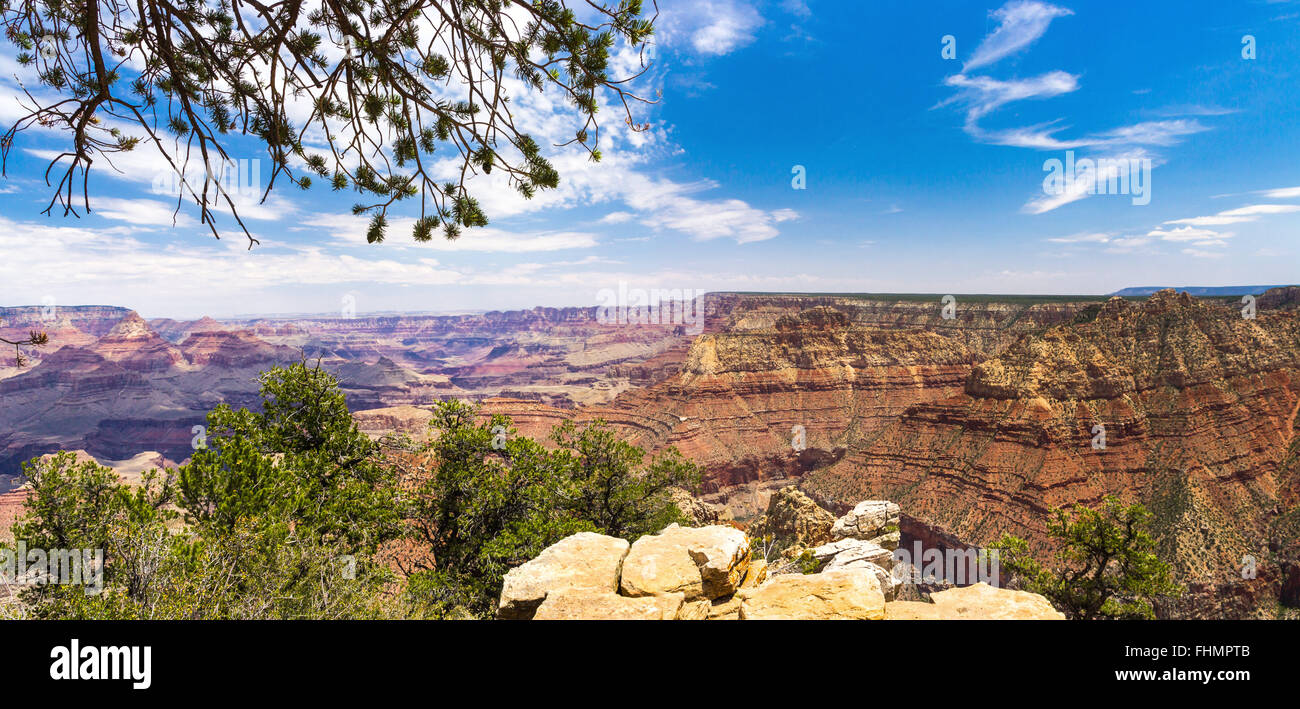 Panorama Point Moran Banque D'Images