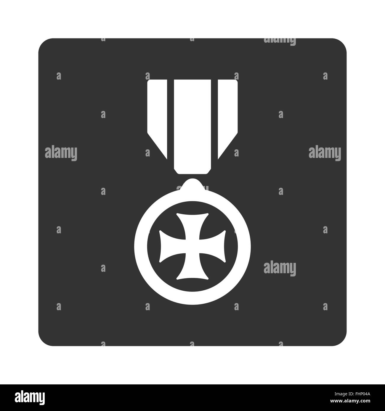 L'icône de la croix de Malte à partir de boutons Set prix lavis Banque D'Images