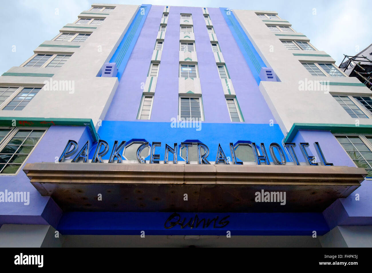 FL Floride Miami Beach Art Deco de South Beach Ocean Drive Banque D'Images FL Floride Miami Beach Art Deco de South Beach Ocean Drive Banque D'Images
