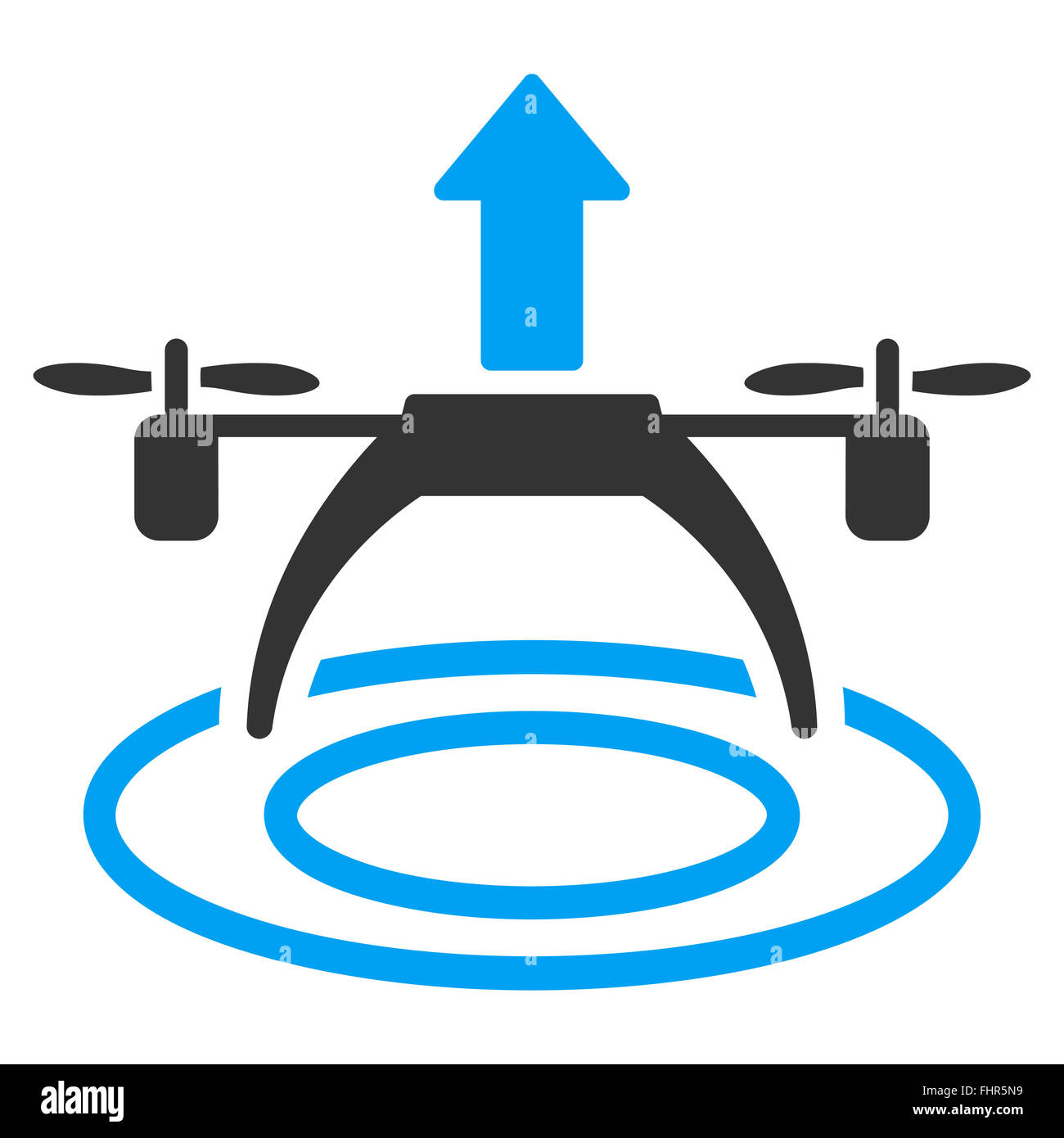 L'icône Démarrage Copter Banque D'Images