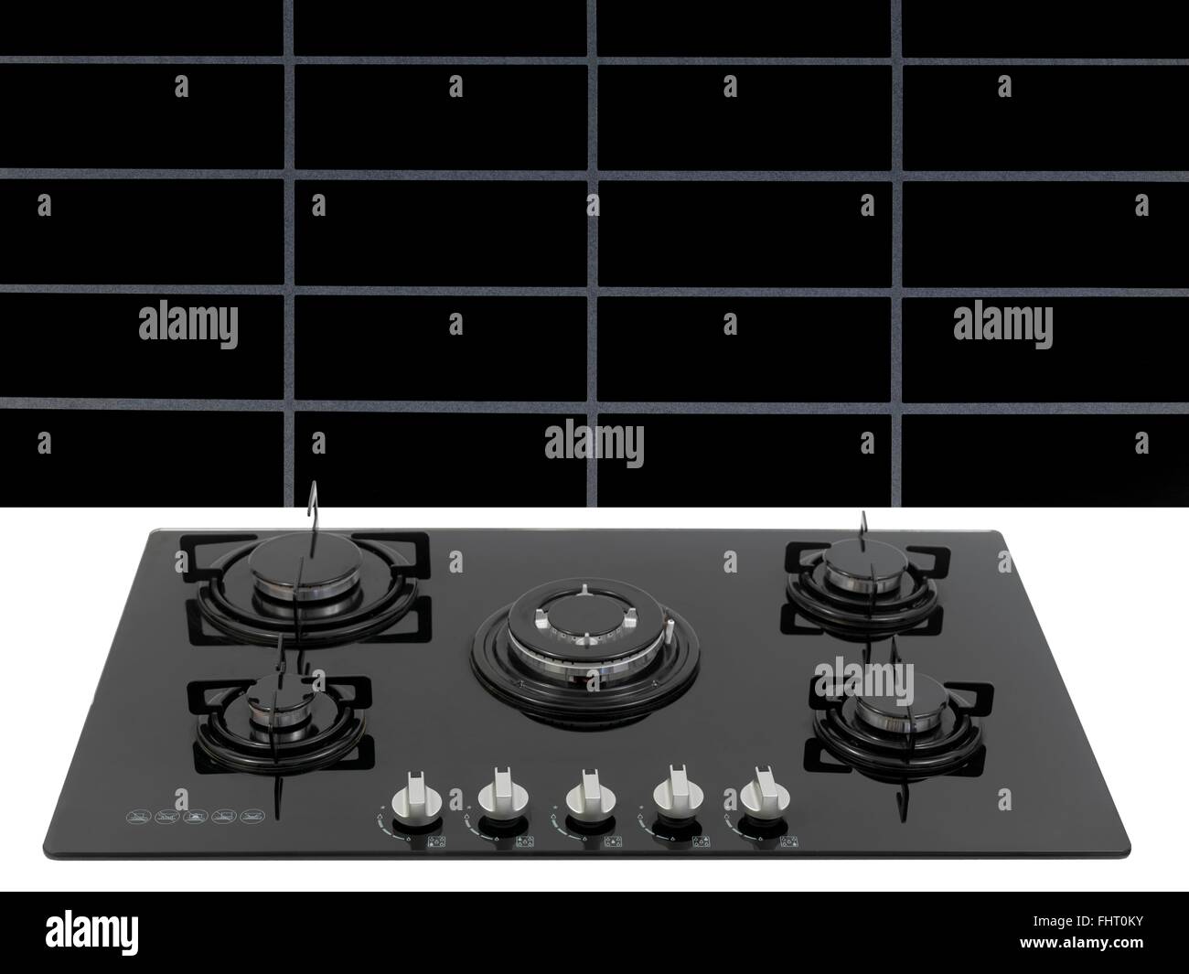 Une table de cuisine sur un banc de cuisine Banque D'Images