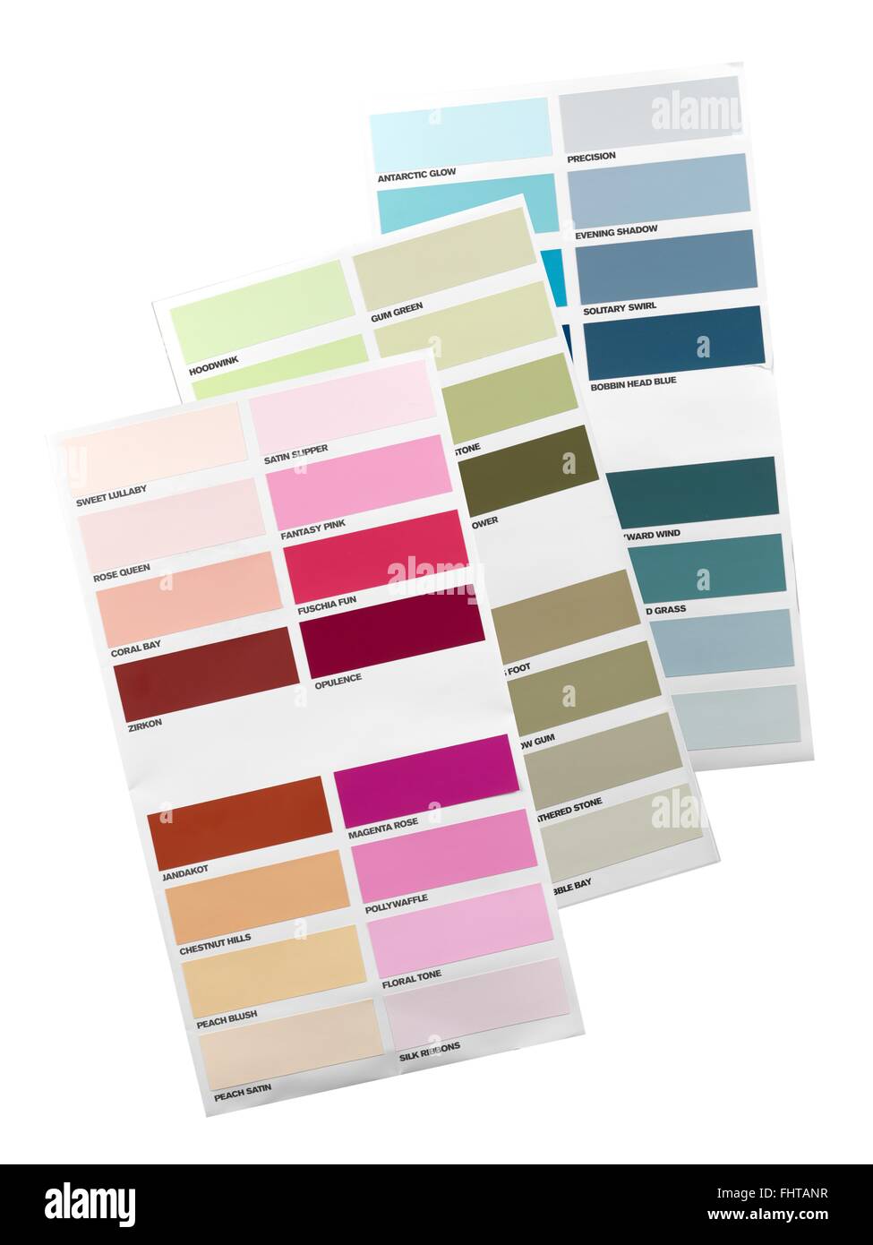 Une peinture de couleur tableau montrant des couleurs modernes Banque D'Images