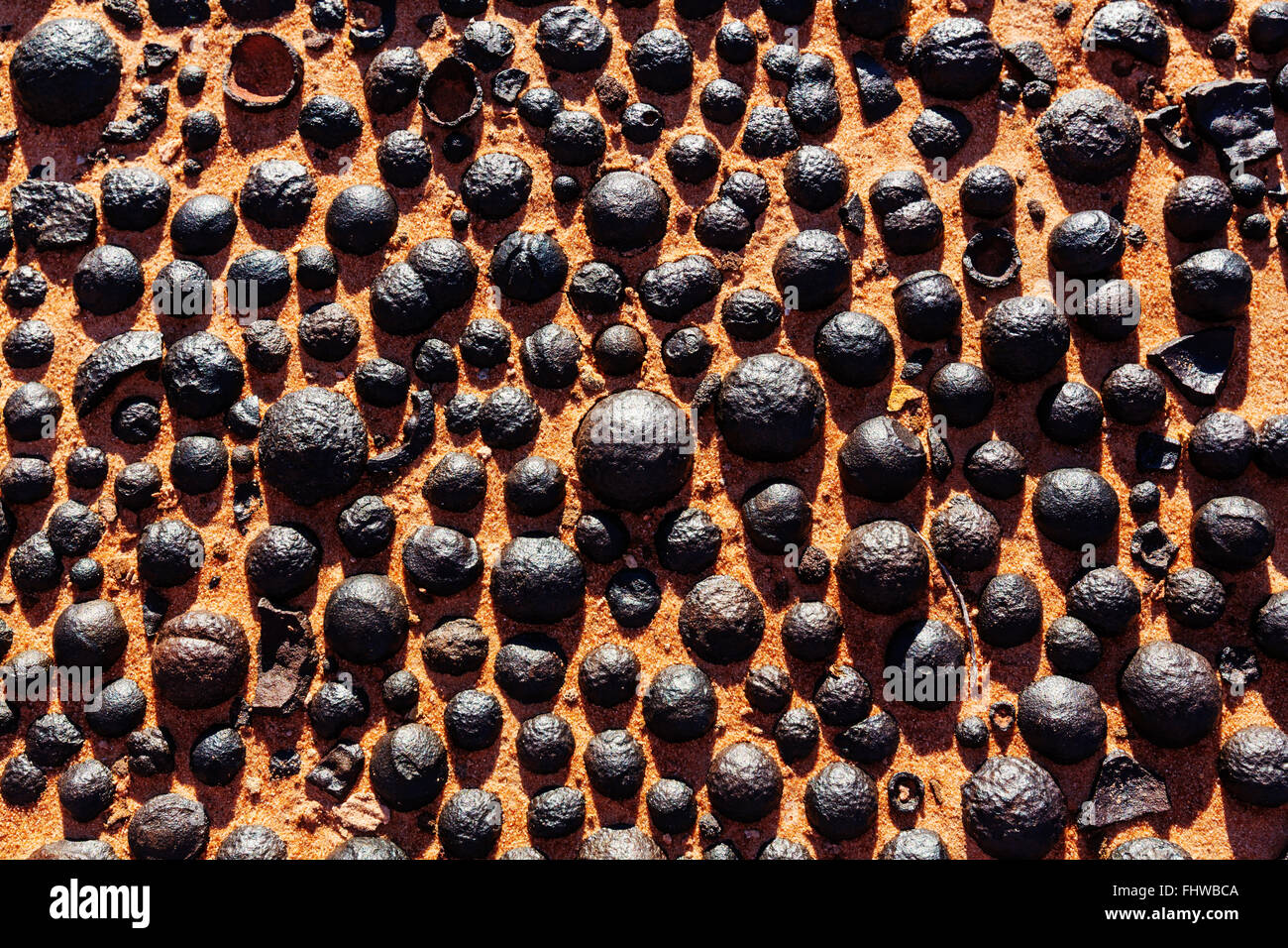 Boules de pierre dans l'Utah Banque D'Images