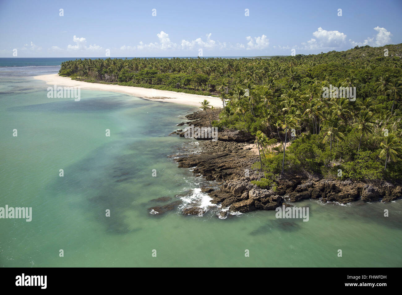 Morere beach - Archipel de Tinharé Boipeba - Banque D'Images