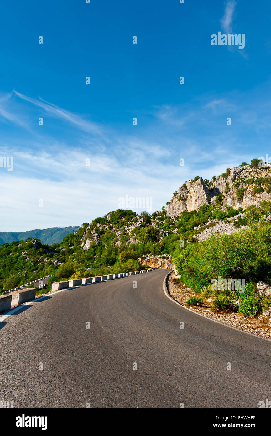 Route asphaltée Banque D'Images