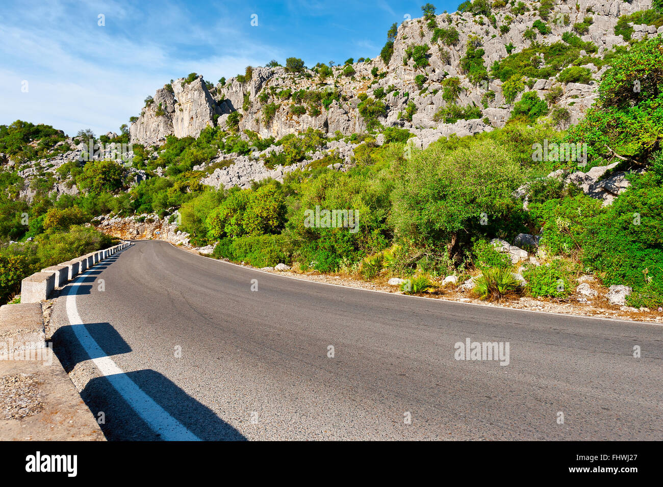 Route asphaltée Banque D'Images
