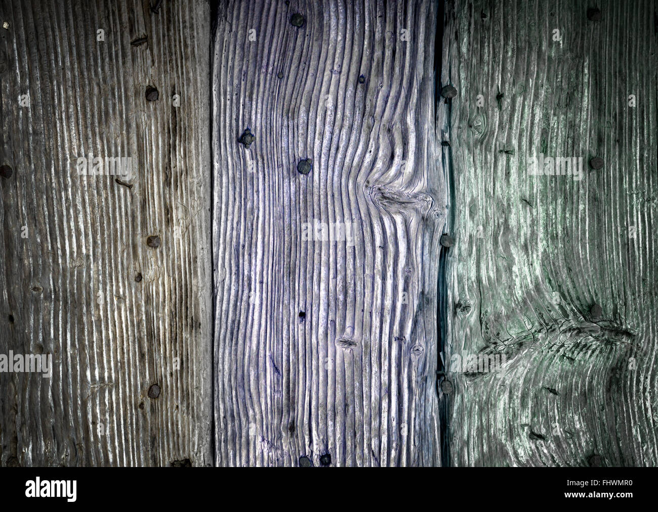Vintage wood texture background avec couleurs fanées. Pour votre texte ou photo, rétro fond de bois. Banque D'Images