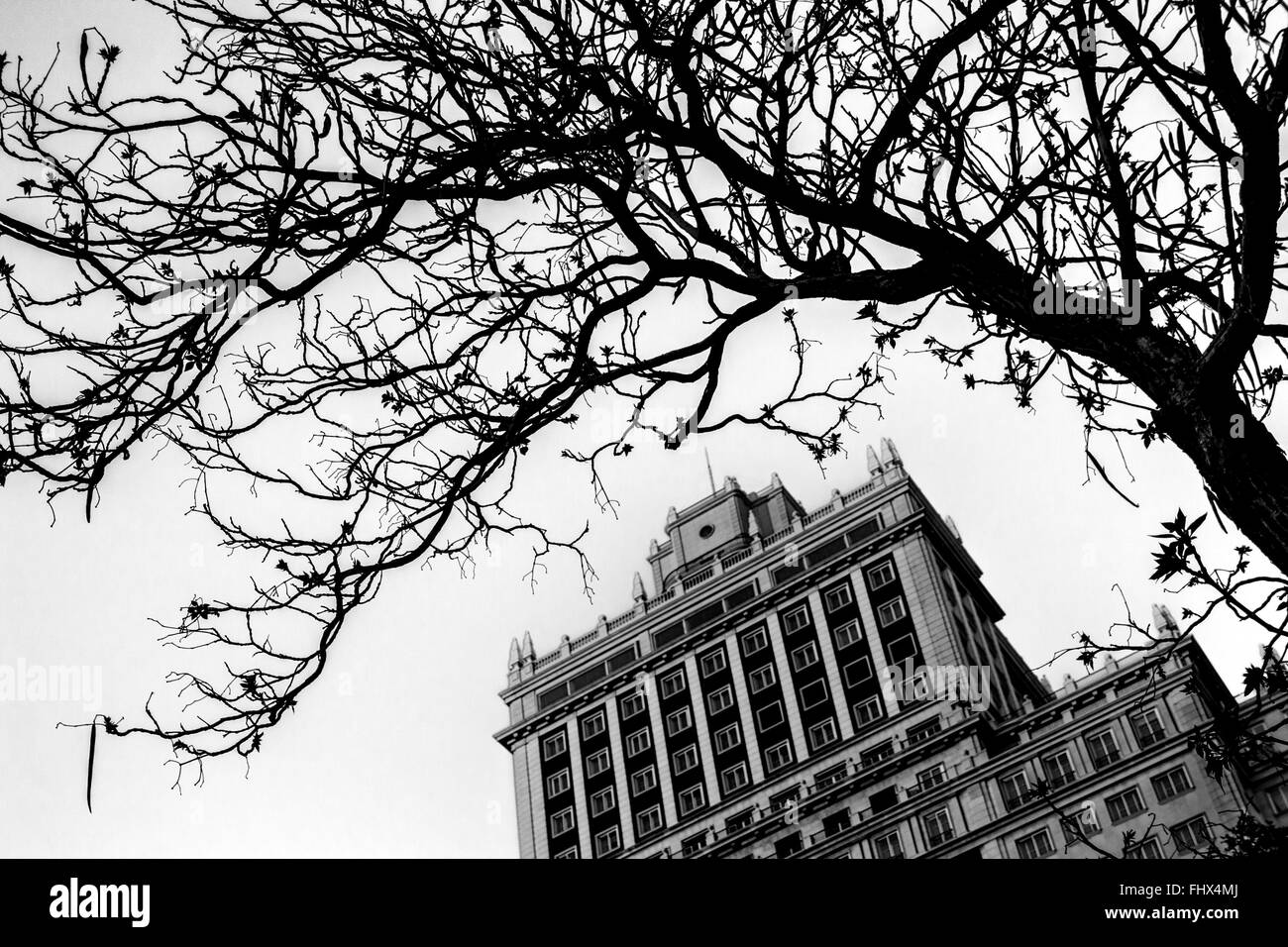 Printemps à Madrid Banque D'Images